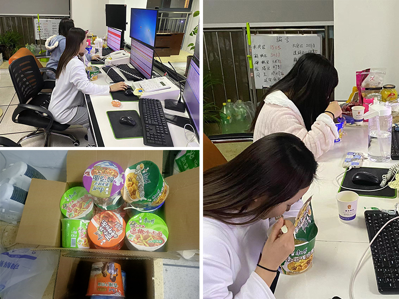 看到陜西鑫安安防24值警中心的小伙伴住在公司的這幾張圖，我淚目了